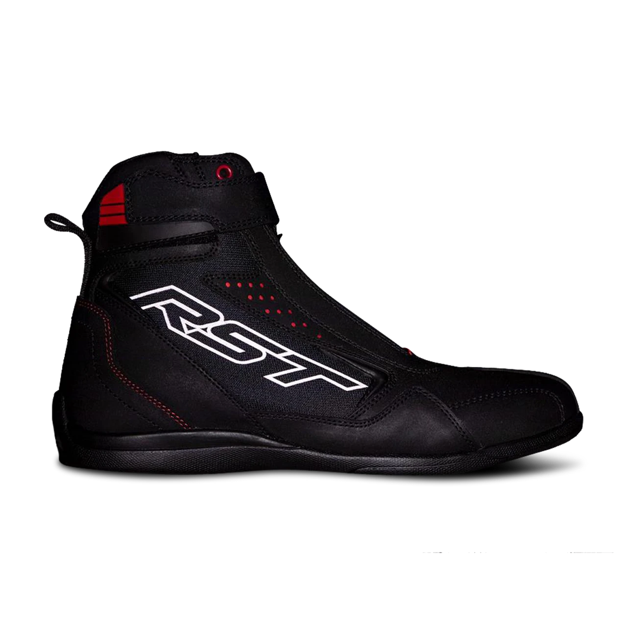 RST Frontier Motorcycle Boots Black-Red - Image 8