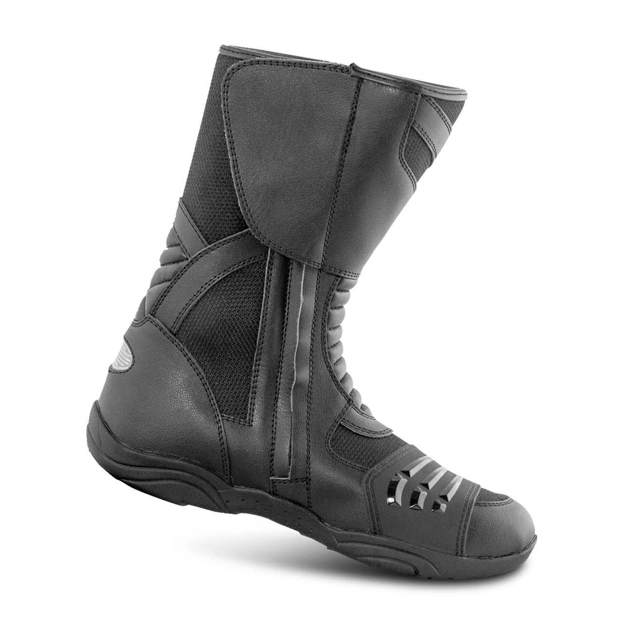 Rusty Stiches Boots Hanky Motorcycle Boots Black - Image 4