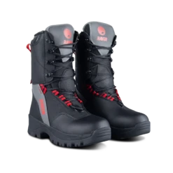 Raven Rush Snowmobile Boots Black-Grey-Red