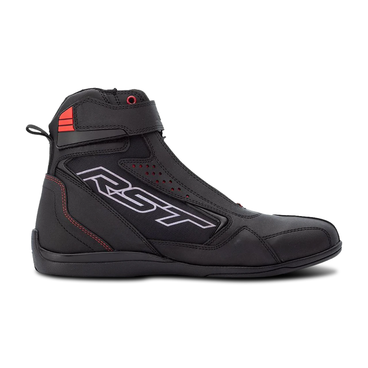 RST Frontier Motorcycle Boots Black-Red - Image 5