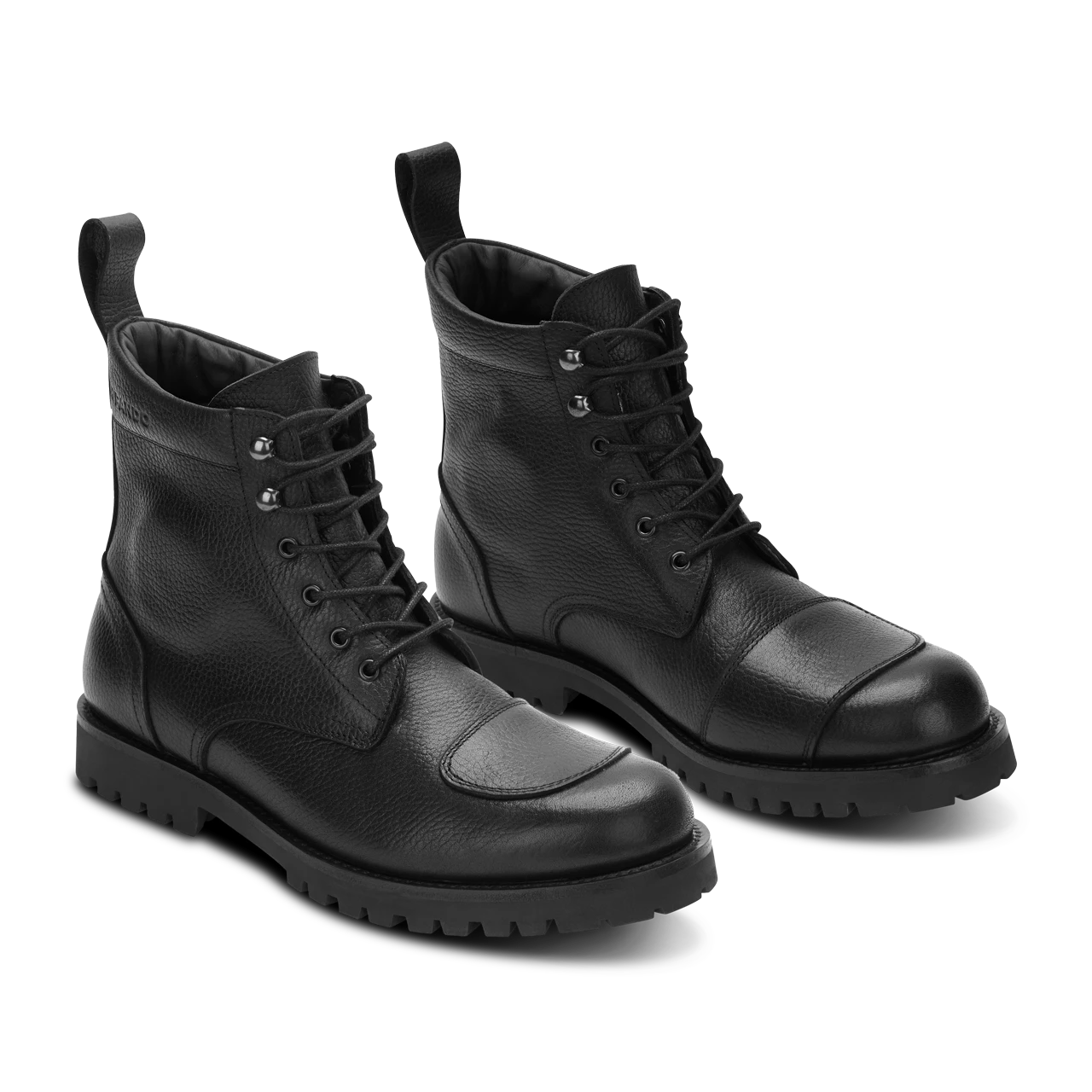 Pando Moto Tabi Motorcycle Boots Black - Image 3