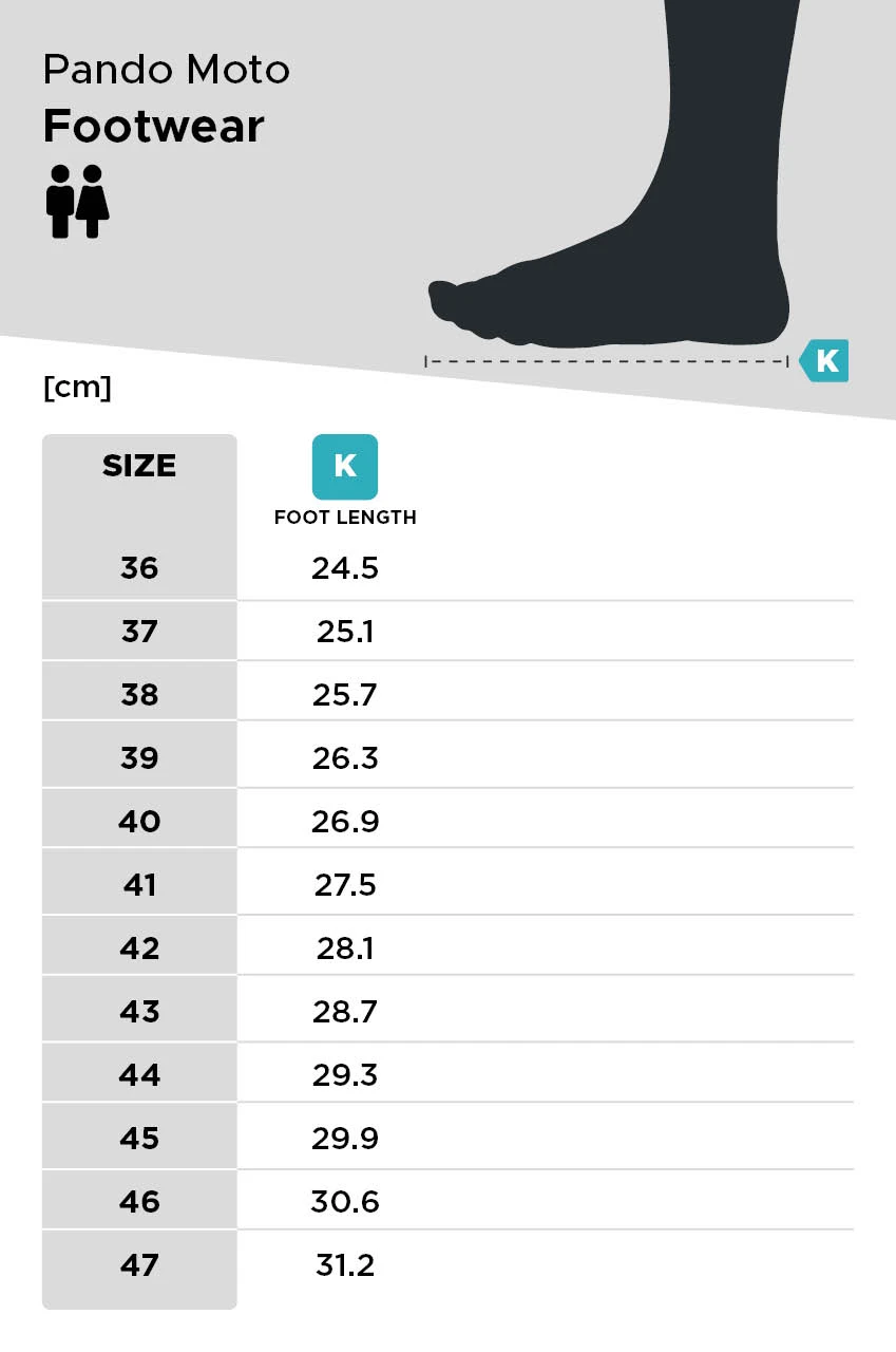 Pando Moto Tabi Motorcycle Boots Black