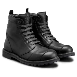Belstaff Resolve Leather Boots Black