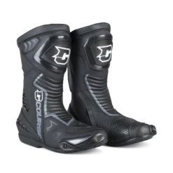 Course Hardtail Motorcycle Boots Black