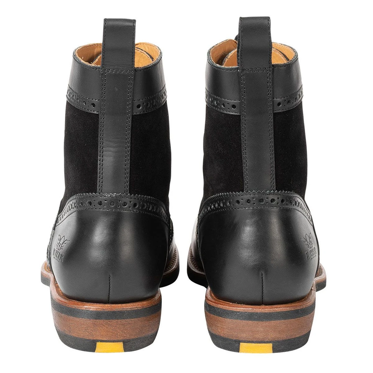 Rokker Frisco Broque Riding Boots Black - Image 4