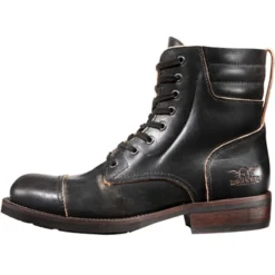 Rokker Urban Racer Leather Boots Black