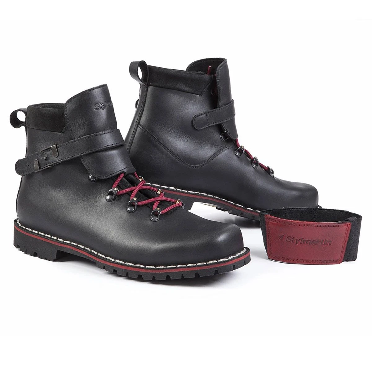 Stylmartin Red Rebel Urban Leather Boots Black - Image 2